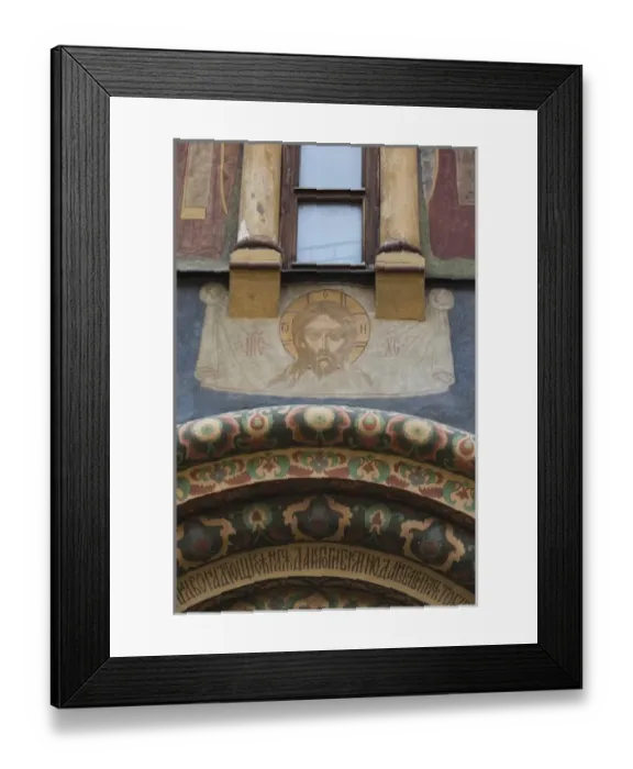 Framed Print : Russia, Moscow Oblast, Moscow, Kremlin, detail of the Church of the Deposition of Framed Print : Russia, Moscow Oblast, Moscow, Kremlin, detail of the Church of the Deposition of