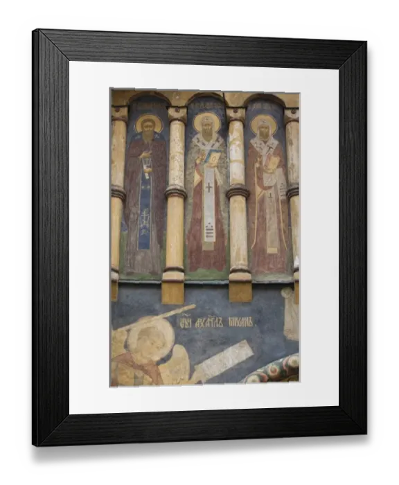 Framed Print : Russia, Moscow Oblast, Moscow, Kremlin, detail of the Church of the Deposition of Framed Print : Russia, Moscow Oblast, Moscow, Kremlin, detail of the Church of the Deposition of