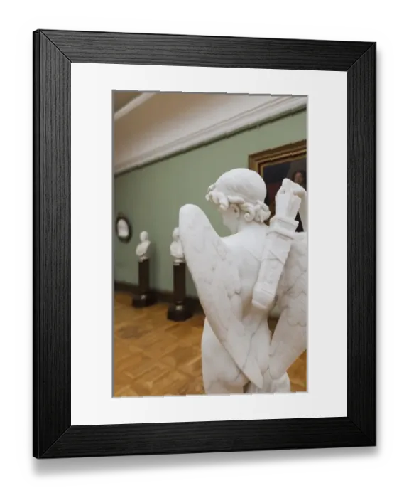 Framed Print : Russia, Moscow Oblast, Moscow, Zamoskvorechiye-area, Tretyakov Art Gallery, Cupid with Arrow by M