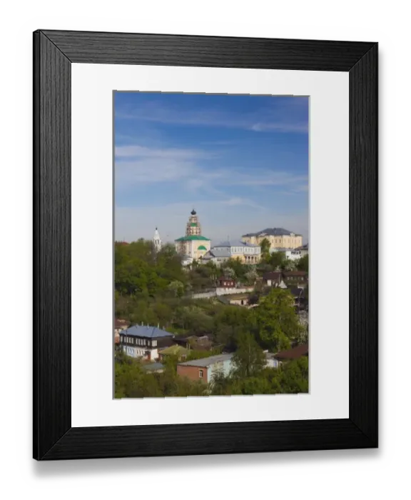 Framed Print : Russia, Vladimir Oblast, Golden Ring, Vladimir, elevated town view from Assumption Framed Print : Russia, Vladimir Oblast, Golden Ring, Vladimir, elevated town view from Assumption