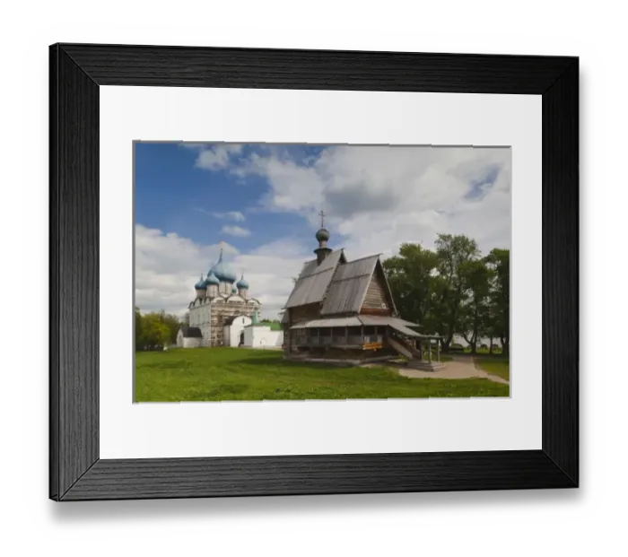 Framed Print : Russia, Vladimir Oblast, Golden Ring, Suzdal, Suzdal Kremlin, Nativity of the Virgin Cathedral