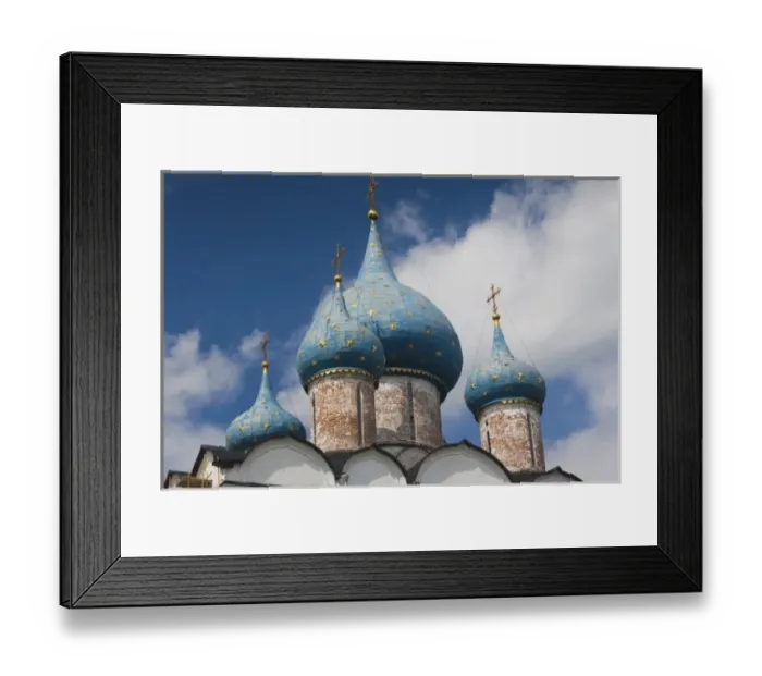 Framed Print : Russia, Vladimir Oblast, Golden Ring, Suzdal, Suzdal Kremlin, domes of the Nativity Framed Print : Russia, Vladimir Oblast, Golden Ring, Suzdal, Suzdal Kremlin, domes of the Nativity