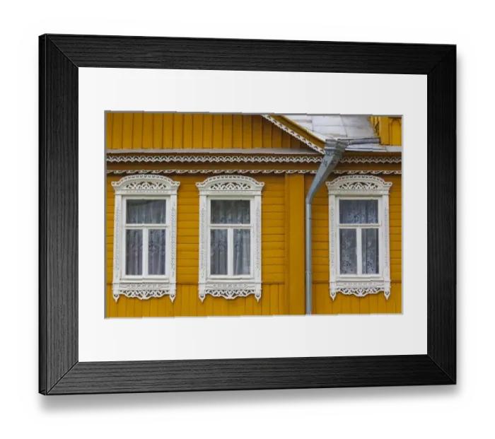 Framed Print : Russia, Vladimir Oblast, Golden Ring, Suzdal, traditional Russian buildings, window Framed Print : Russia, Vladimir Oblast, Golden Ring, Suzdal, traditional Russian buildings, window