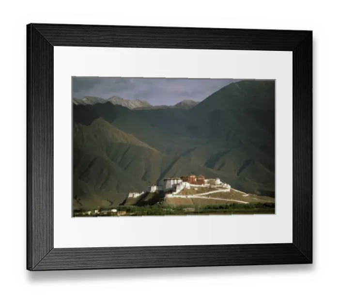 Framed Print : Tibet, Lhasa. Potala Palace Framed Print : Tibet, Lhasa. Potala Palace