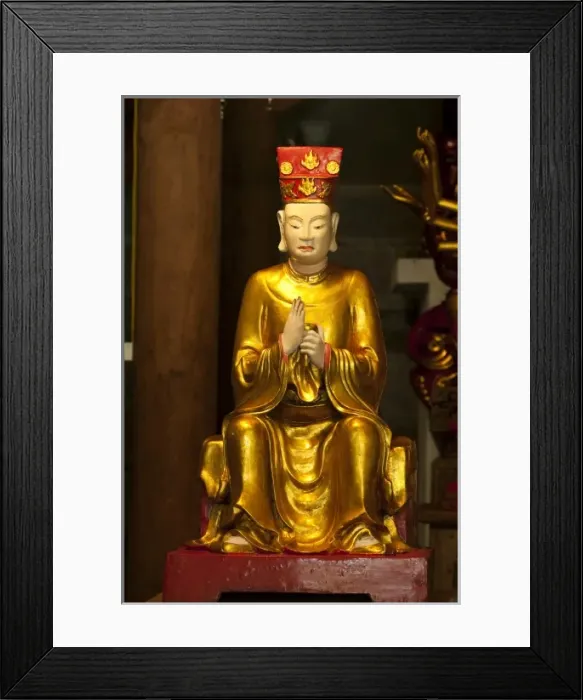 Framed Print : SE Asia, Vietnam, Ninh Binh, Statue of Empror Tien Hoang Framed Print : SE Asia, Vietnam, Ninh Binh, Statue of Empror Tien Hoang