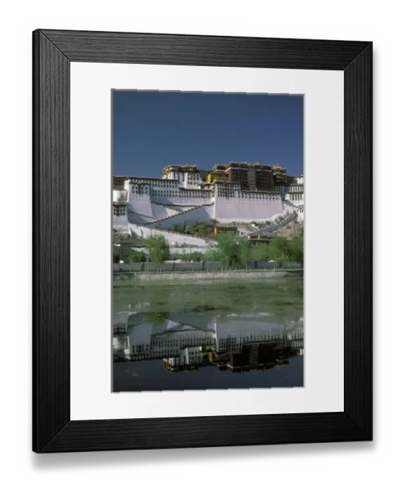 Framed Print : Tibet, Lhasa. Potala Palace Framed Print : Tibet, Lhasa. Potala Palace