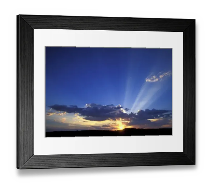 Framed Print : Africa, South Africa, Kalahari-Gemsbok National Park. Sunset over Kalahari Desert Framed Print : Africa, South Africa, Kalahari-Gemsbok National Park. Sunset over Kalahari Desert