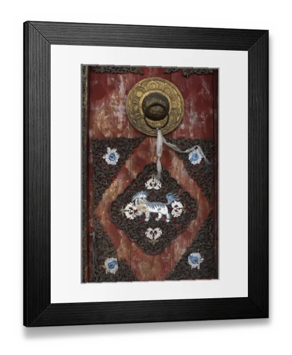 Framed Print : Door of monastery Framed Print : Door of monastery