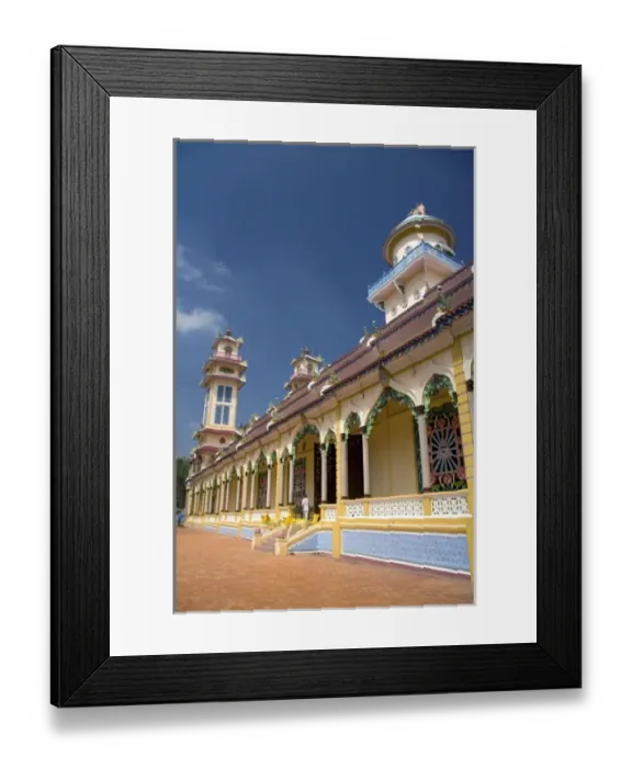 Framed Print : Cao Dai Tay Ninh Holy See in Tay Ninh, Vietnam Framed Print : Cao Dai Tay Ninh Holy See in Tay Ninh, Vietnam