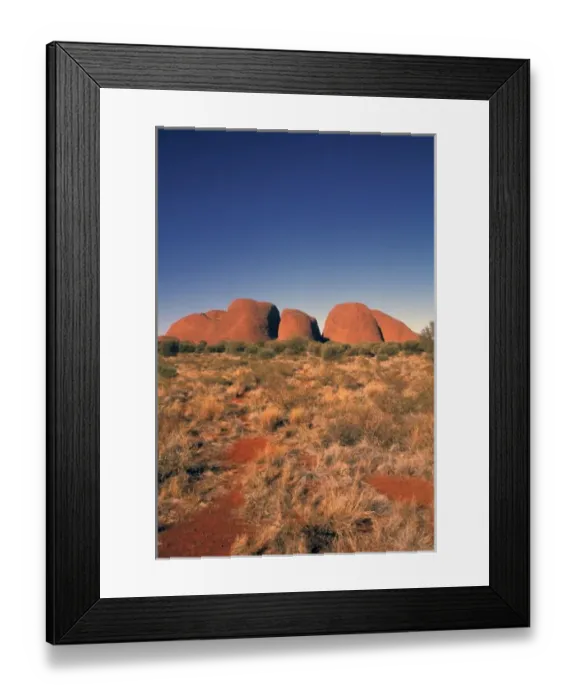 Framed Print : Australia, Uluru Kata Tjura National Park. The Olgas