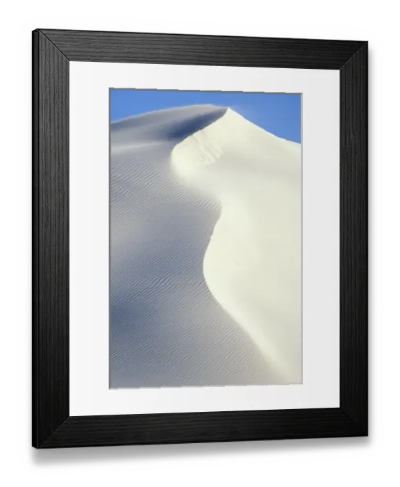Framed Print : Africa, South Africa, DeHoop Nature Reserve. White sand dunes along the Indian Ocean