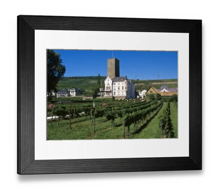 Framed Print : Germany, Rudesheim, Rhine Gorge, Boosenburg Castle, UNESCO World Heritage Site Framed Print : Germany, Rudesheim, Rhine Gorge, Boosenburg Castle, UNESCO World Heritage Site