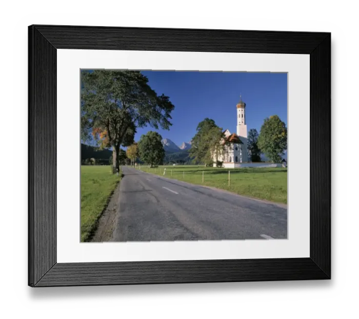 Framed Print : Germany, Bavaria, St. Colomans Church. The tiny church of St. Colomans in Bavaria Framed Print : Germany, Bavaria, St. Colomans Church. The tiny church of St. Colomans in Bavaria
