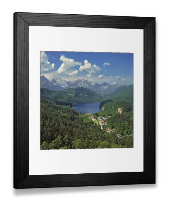 Framed Print : Germany, Bavaria, Hohenschwangau Castle. Hohenschwangau Castle, built by Maximillian II Framed Print : Germany, Bavaria, Hohenschwangau Castle. Hohenschwangau Castle, built by Maximillian II