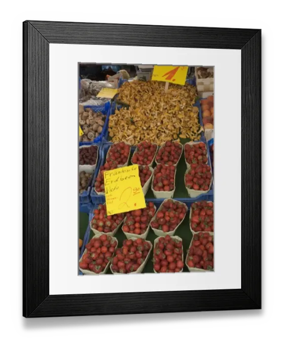 Framed Print : A typical disply of fruit and vegetables at the markets in Nuremberg, Bavaria, Germany Framed Print : A typical disply of fruit and vegetables at the markets in Nuremberg, Bavaria, Germany