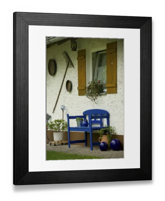 Framed Print : Europe, Germany, Bavaria, Straubing, cottage exterior in Spring Framed Print : Europe, Germany, Bavaria, Straubing, cottage exterior in Spring