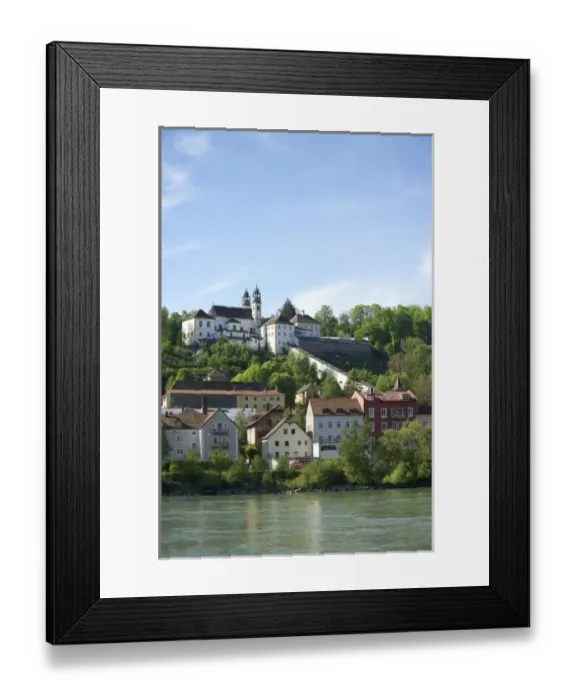 Framed Print : Europe, Germany, Bavaria, Passau, Pilgrimage Church (Mariahilf) along Inn River Framed Print : Europe, Germany, Bavaria, Passau, Pilgrimage Church (Mariahilf) along Inn River