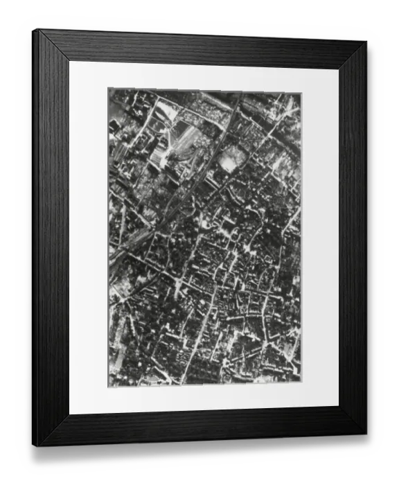 Framed Print : WORLD WAR II (1939-1945). Bombardment of Germany (November 1944) Framed Print : WORLD WAR II (1939-1945). Bombardment of Germany (November 1944)