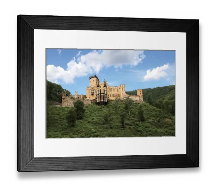 Framed Print : Koblenz, Germany, Stolzenfels Castle, Schloss Stolzenfels on the Rhine River, River cruise Framed Print : Koblenz, Germany, Stolzenfels Castle, Schloss Stolzenfels on the Rhine River, River cruise
