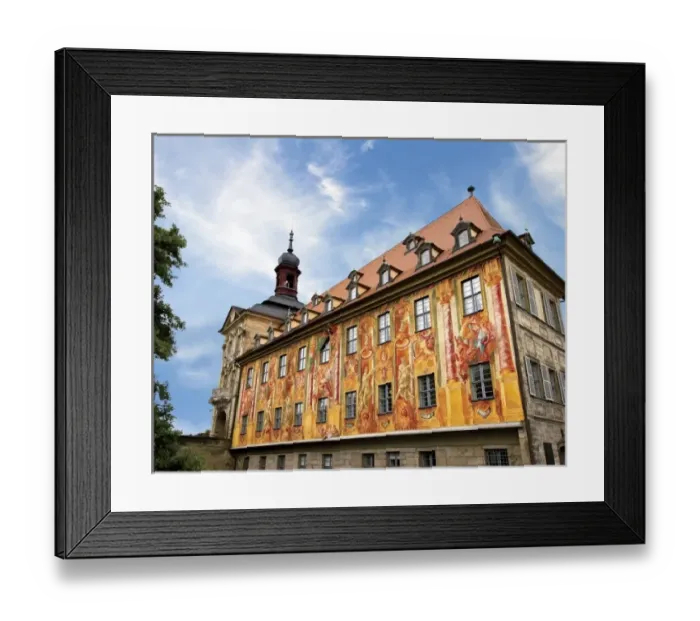 Framed Print : Unknown. Bamberg, Germany, The Town Hall (Altes Rathaus)