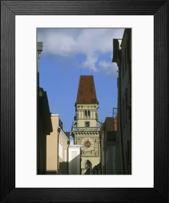 Framed Print : Germany, Passau, Rathaus city hall