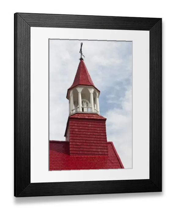 Framed Print : Quebec, Canada. The Historic Indians chapel in Tadoussac Framed Print : Quebec, Canada. The Historic Indians chapel in Tadoussac
