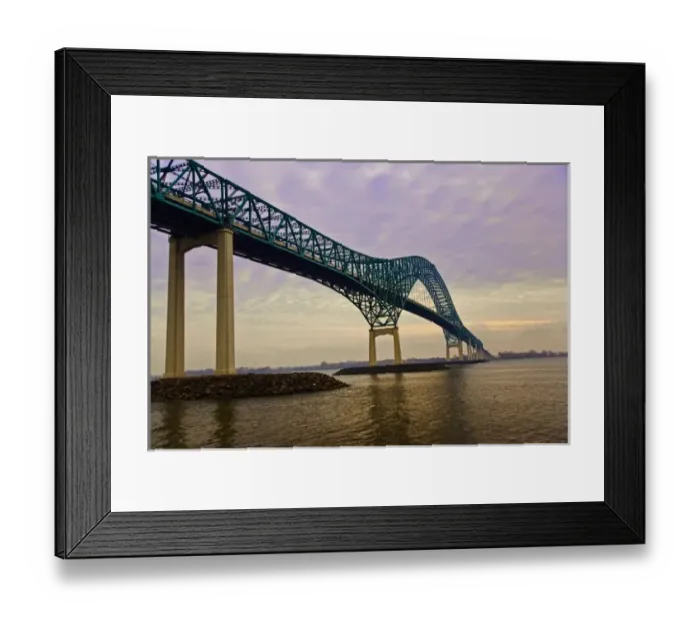 Framed Print : Sailing down The St. Lawrence River towards Montreal under the Laviolette Bridge Framed Print : Sailing down The St. Lawrence River towards Montreal under the Laviolette Bridge