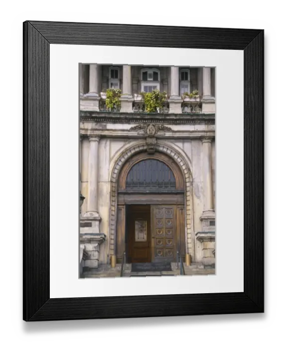 Framed Print : Canada, Quebec, Montreal, entrance of the Montreal City Hall (Hotel de Ville) Framed Print : Canada, Quebec, Montreal, entrance of the Montreal City Hall (Hotel de Ville)