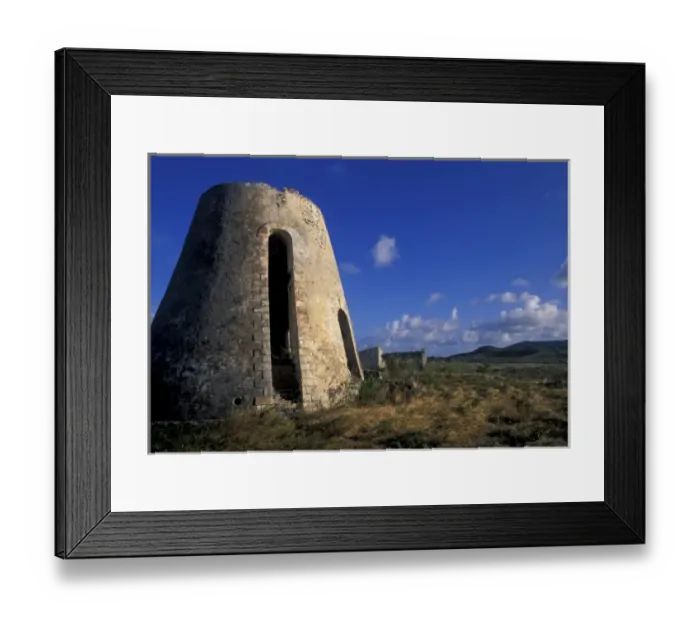 Framed Print : Caribbean, US Virgin Islands, St. Croix. Sugar Mills Framed Print : Caribbean, US Virgin Islands, St. Croix. Sugar Mills