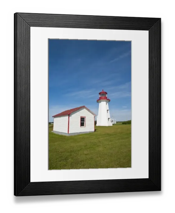 Framed Print : Quebec, Canada. Cap D Espoir Lighthouse Framed Print : Quebec, Canada. Cap D Espoir Lighthouse