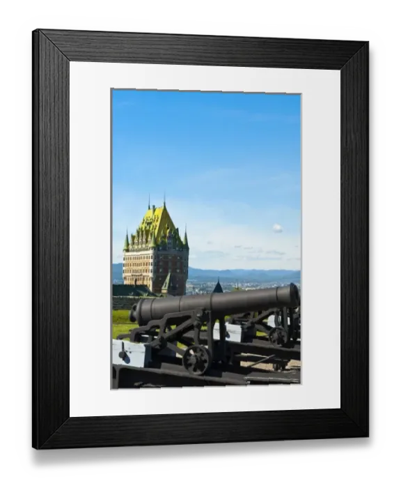 Framed Print : Quebec City, Quebec, Canada. Fairmont Le Chateau Frontenac