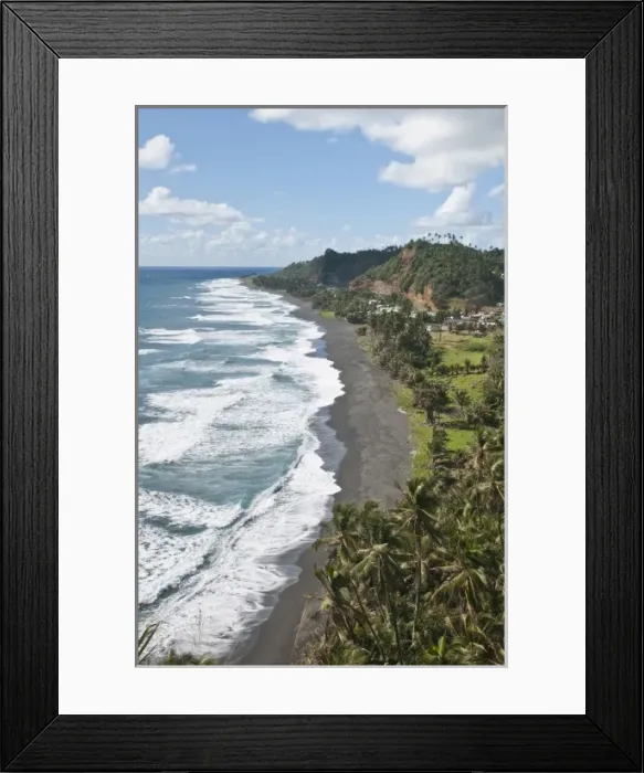 Framed Print : Colonarie Beach, St. Vincent and the Grenadines