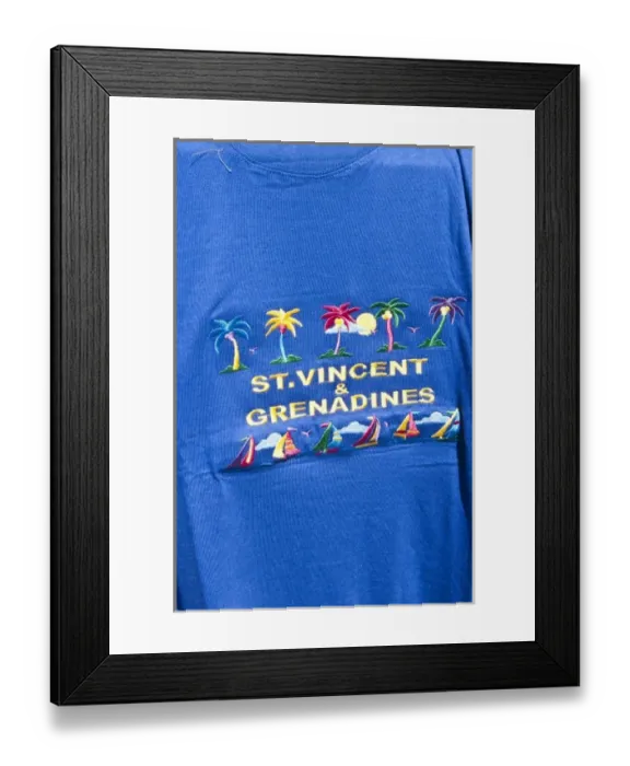 Framed Print : Kingstown, St. Vincent and the Grenadines. Souvenirs Framed Print : Kingstown, St. Vincent and the Grenadines. Souvenirs