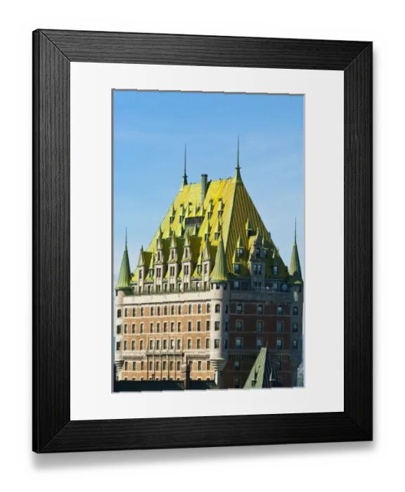 Framed Print : Quebec City, Quebec, Canada. Fairmont Le Chateau Frontenac Framed Print : Quebec City, Quebec, Canada. Fairmont Le Chateau Frontenac