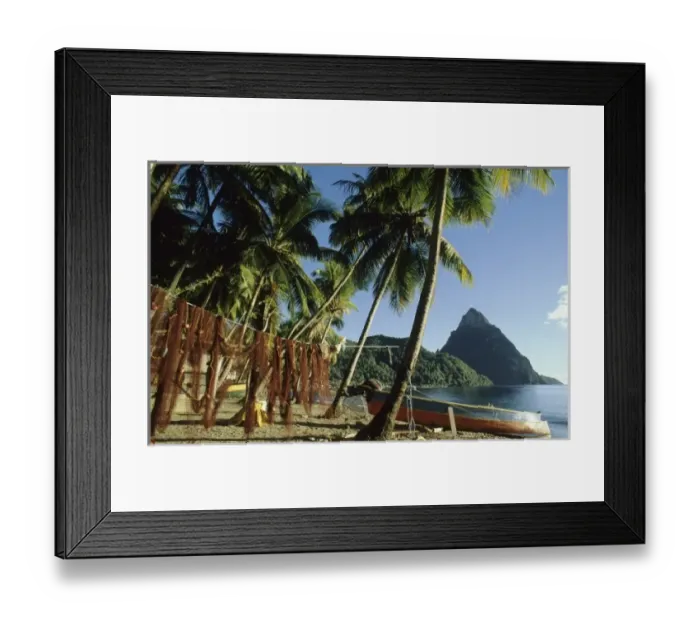 Framed Print : Caribbean, St. Lucia