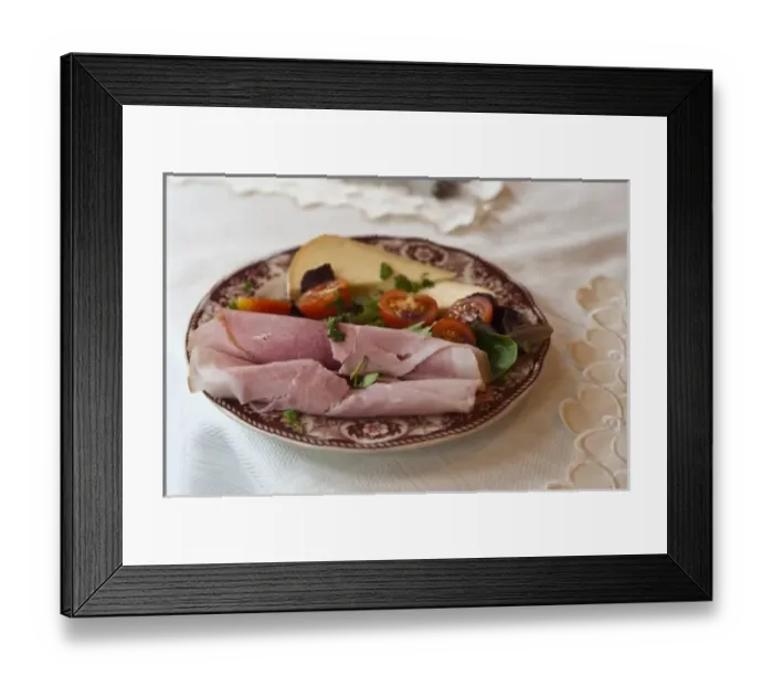 Framed Print : Quebec City, Quebec, Canada. Breakfast at Maison Jean-Alfred Moisan Bed & Breakfast Framed Print : Quebec City, Quebec, Canada. Breakfast at Maison Jean-Alfred Moisan Bed & Breakfast
