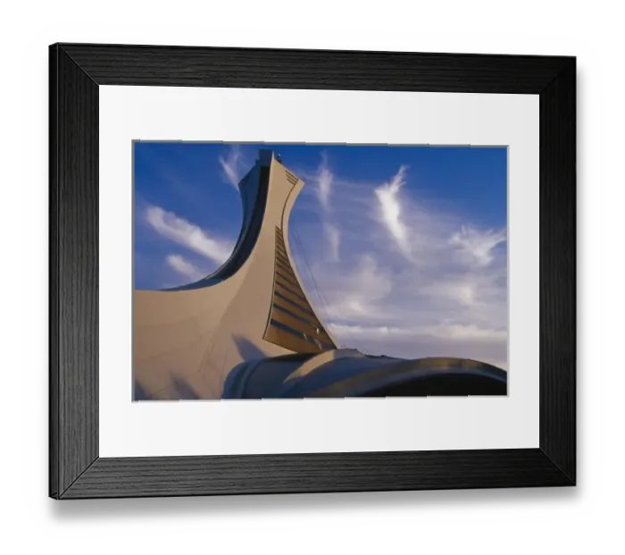 Framed Print : Canada, Quebec, Montreal, Olympic Stadium also referred to as The Big O