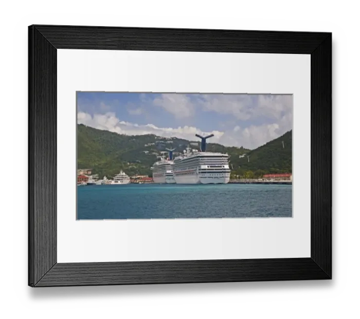 Framed Print : Carnival Cruise Line ships Truimph and Glory Framed Print : Carnival Cruise Line ships Truimph and Glory