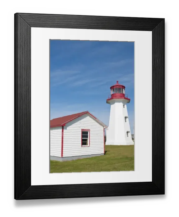 Framed Print : Quebec, Canada. Cap D Espoir Lighthouse Framed Print : Quebec, Canada. Cap D Espoir Lighthouse