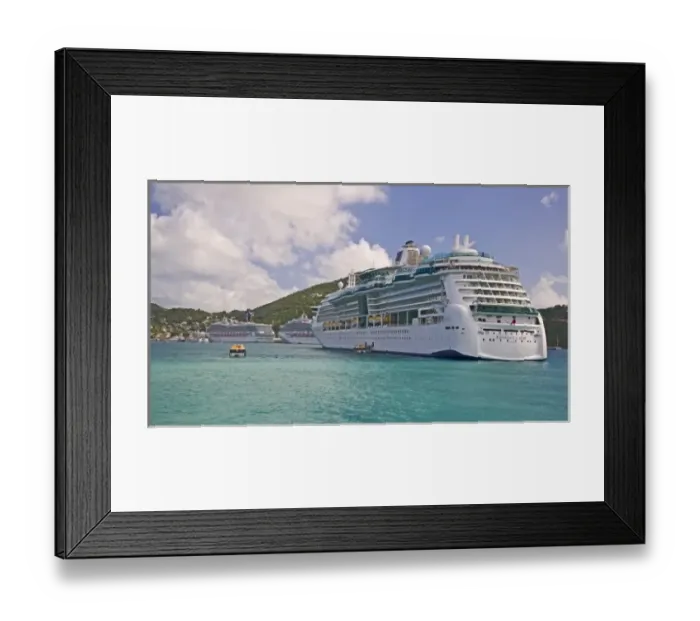 Framed Print : Royal Caribbean Cruise Line
