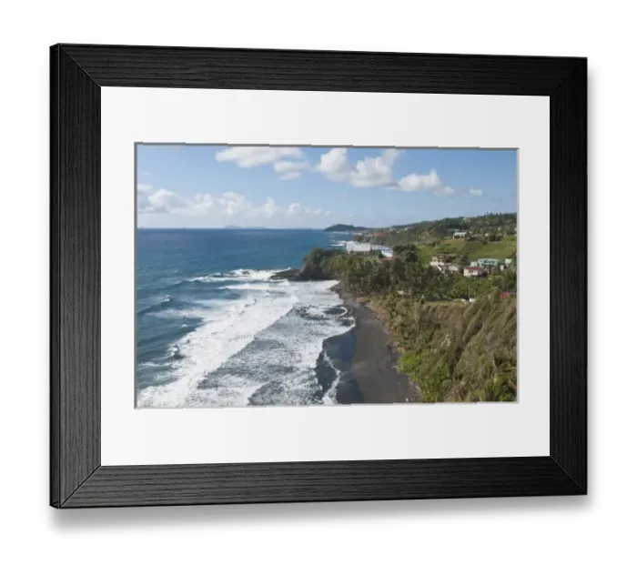 Framed Print : Biabou, St. Vincent and the Grenadines. St. Matthews Anglican Church Framed Print : Biabou, St. Vincent and the Grenadines. St. Matthews Anglican Church