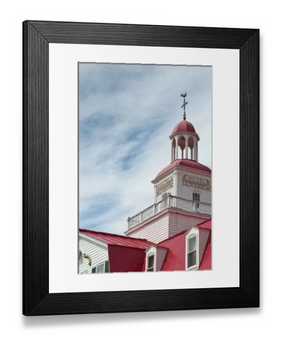 Framed Print : Quebec, Canada. Historic Hotel Tadoussac, Tadoussac Framed Print : Quebec, Canada. Historic Hotel Tadoussac, Tadoussac