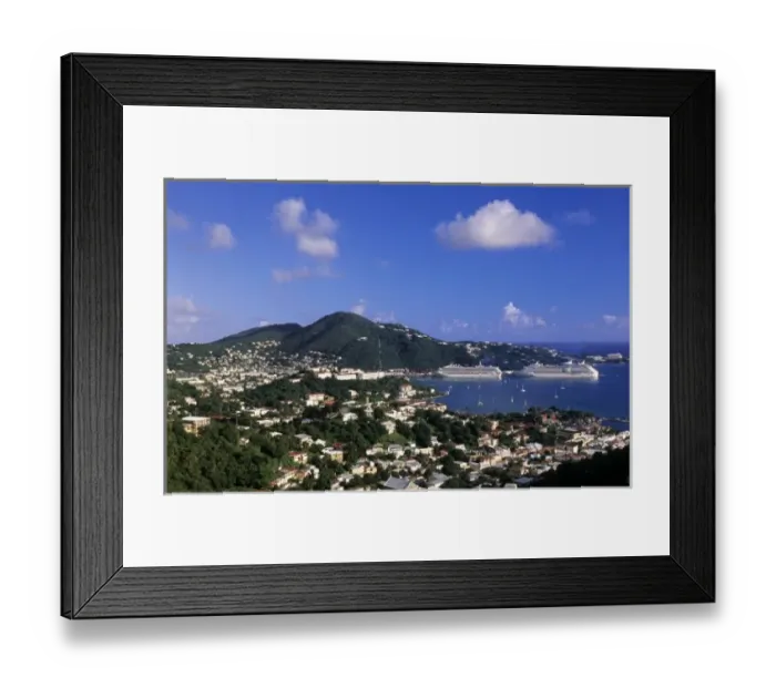 Framed Print : Cruise ship St. Thomas Framed Print : Cruise ship St. Thomas