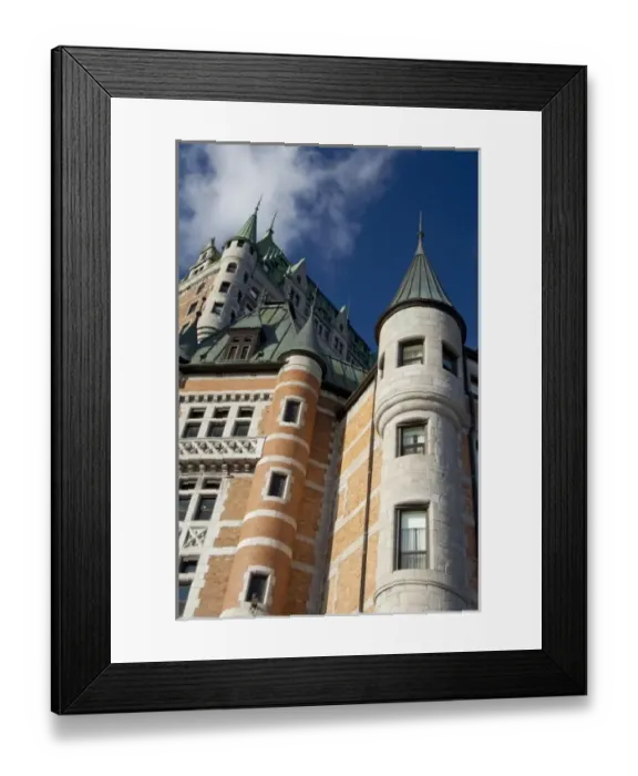 Framed Print : Canada, Quebec, Quebec City. Fairmont Chateau Frontenac