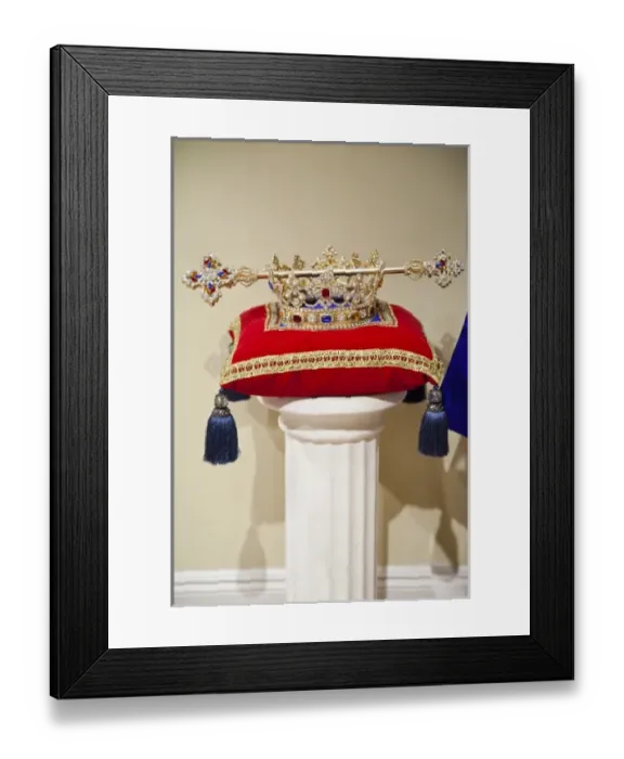 Framed Print : USA, Alabama, Mobile. Mardi Gras Museum of Mobile, museum interior, Mardi Gras memorabilia Framed Print : USA, Alabama, Mobile. Mardi Gras Museum of Mobile, museum interior, Mardi Gras memorabilia