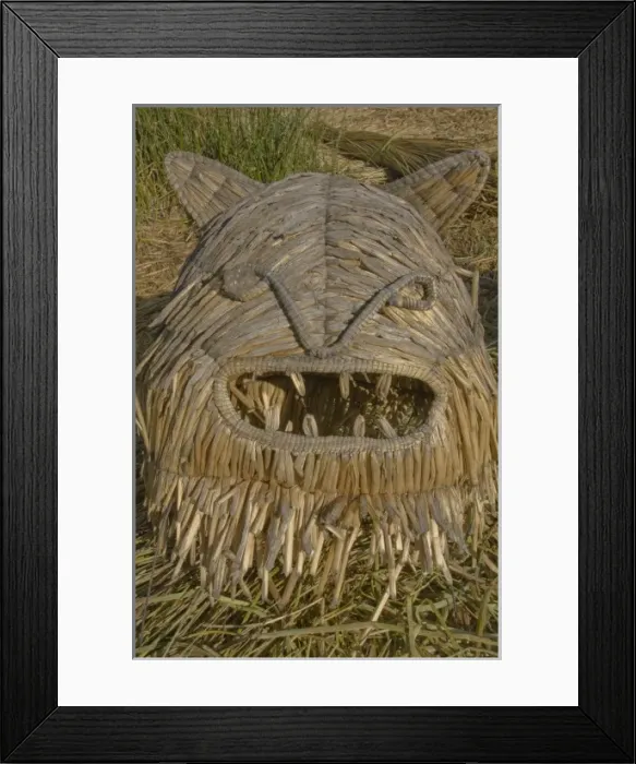 Framed Print : Front of reed boat, Uros Islands (also known as Floating Islands or Islas Flotantes) Framed Print : Front of reed boat, Uros Islands (also known as Floating Islands or Islas Flotantes)