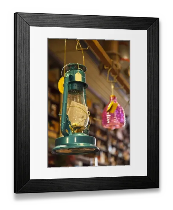 Framed Print : USA, Alabama, Huntsville. Harrison Brothers Hardware store, est. 1879, old lantern Framed Print : USA, Alabama, Huntsville. Harrison Brothers Hardware store, est. 1879, old lantern