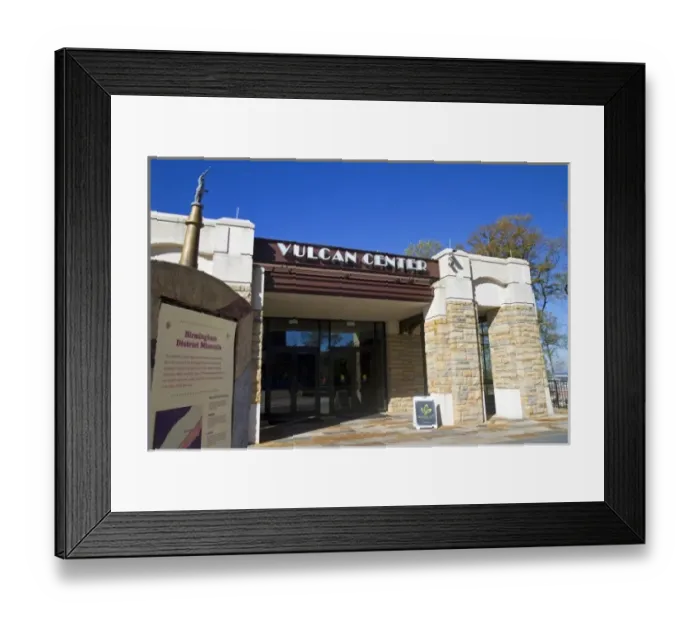 Framed Print : Vulcan Center located in Vulcan Park, Birmingham, Alabama, USA Framed Print : Vulcan Center located in Vulcan Park, Birmingham, Alabama, USA