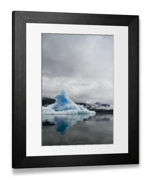 Framed Print : USA, Alaska, Tongass National Forest, Tracy Arm - Fords Terror Wilderness, Icebergs