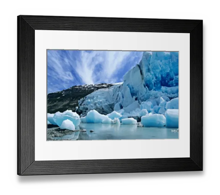 Framed Print : USA, Alaska, Glacier Bay NP. Ice blocks and pinnacles of ice at face of Reid Glacier Framed Print : USA, Alaska, Glacier Bay NP. Ice blocks and pinnacles of ice at face of Reid Glacier